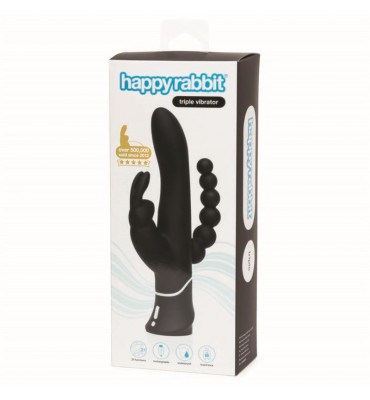 Vibrador Triple Curve USB Negro