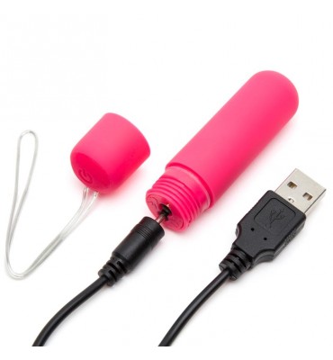 Estimuador de Braguita Control Remoto Plus USB Rosa