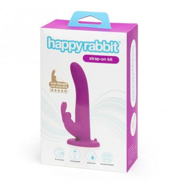 Set Arnes y Vibrador USB Purpura