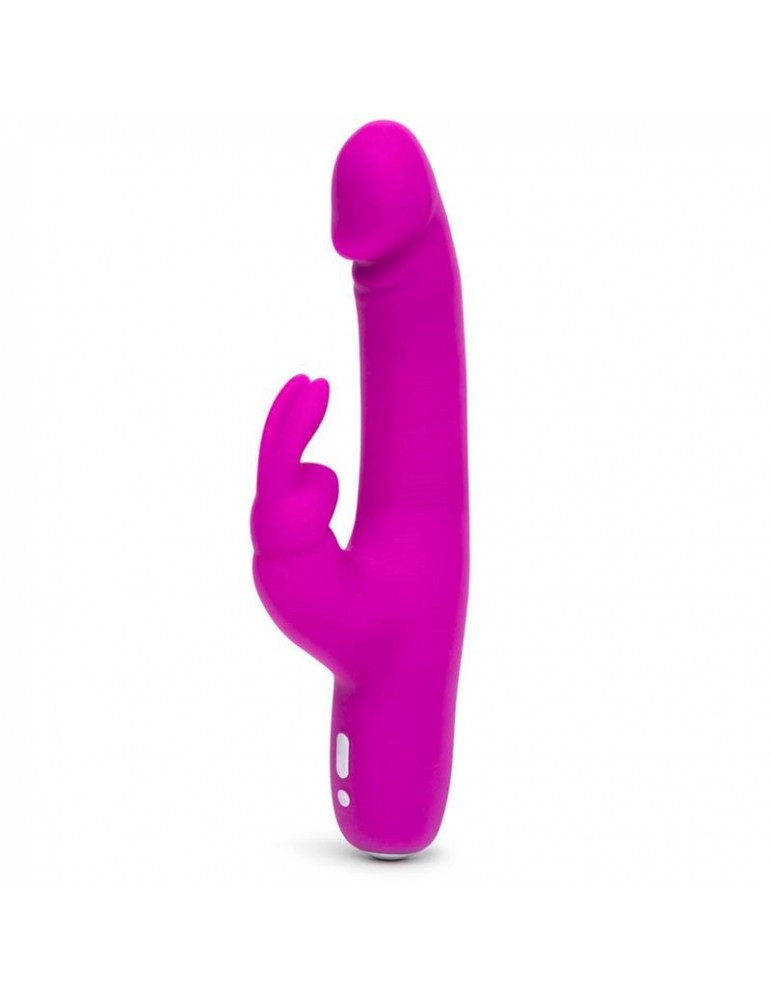 Vibrador Slimline Realistic USB Purpura