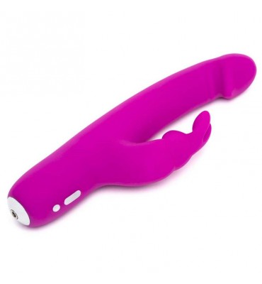 Vibrador Slimline Realistic USB Purpura