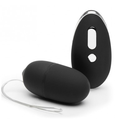 Huevo Vibrador con Control Remoto USB Negro