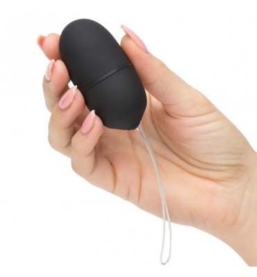 Huevo Vibrador con Control Remoto USB Negro