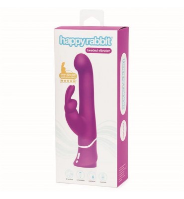 Vibrador Rotador Beaded Punto G Purpura