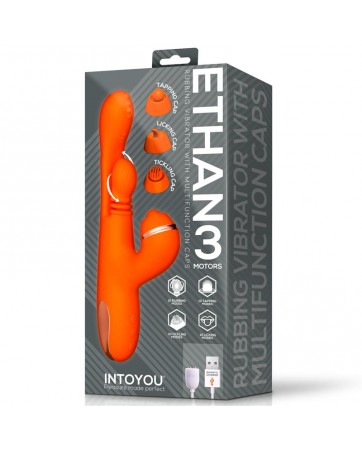 Ethan Vibrador Masaje 360º para el Punto G y Cabezales Intercambiables