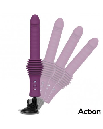 Roxer Sex Machine con Vibracion Thrusting Efecto Calor y Control Remoto