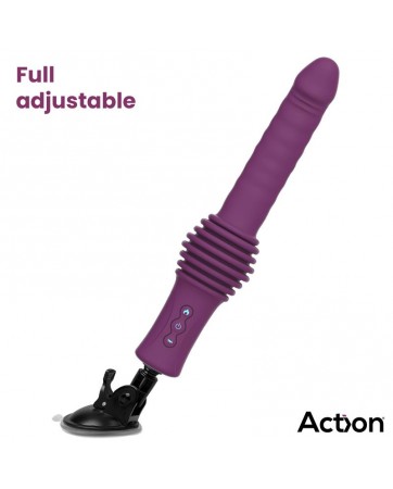 Roxer Sex Machine con Vibracion Thrusting Efecto Calor y Control Remoto