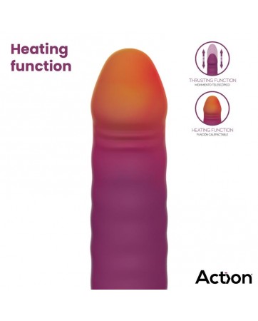 Roxer Sex Machine con Vibracion Thrusting Efecto Calor y Control Remoto