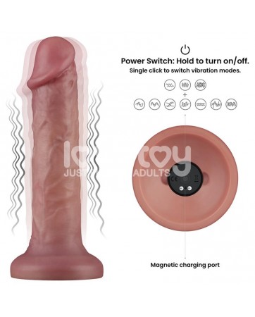 Dildo Dual Density con Vibracion 8