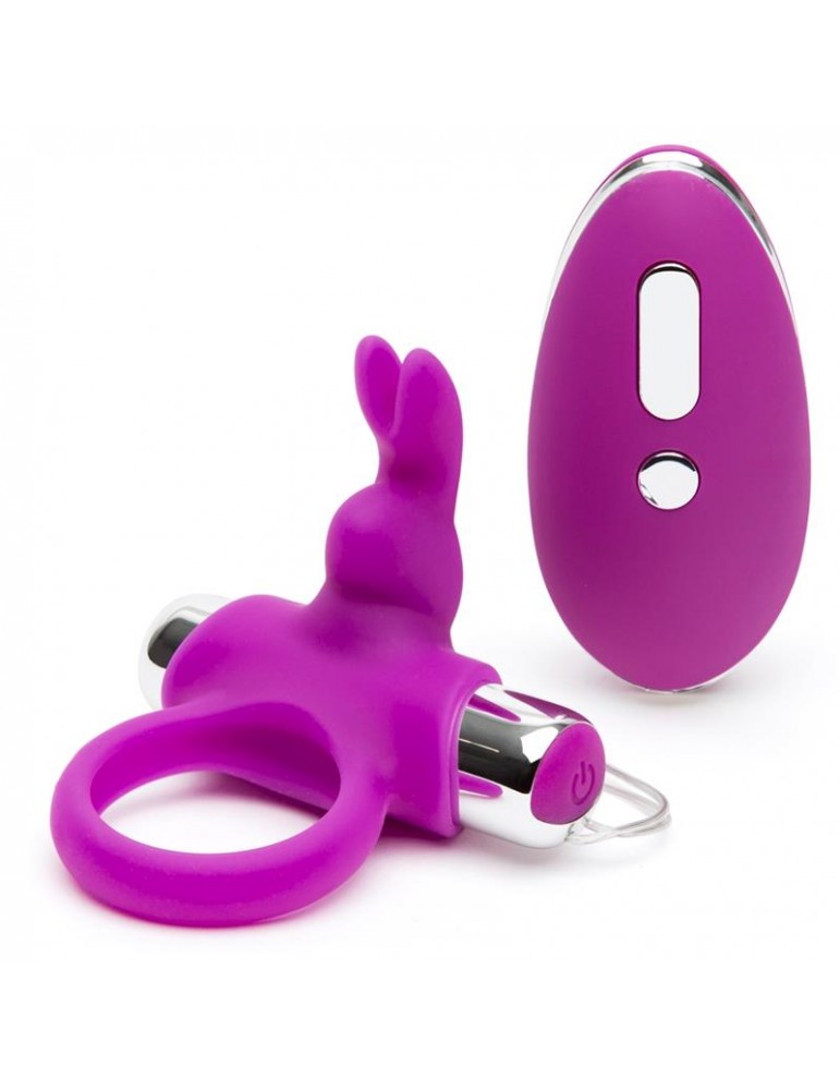 Anillo Vibrador Control Remoto USB Rosa