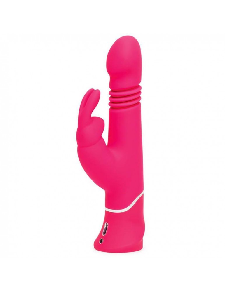 Vibrador Thrusting Realistic USB Rosa