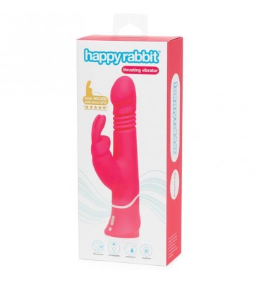 Vibrador Thrusting Realistic USB Rosa