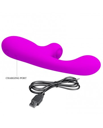 Skylar Conejito Vibrador y Thumping Fucsia