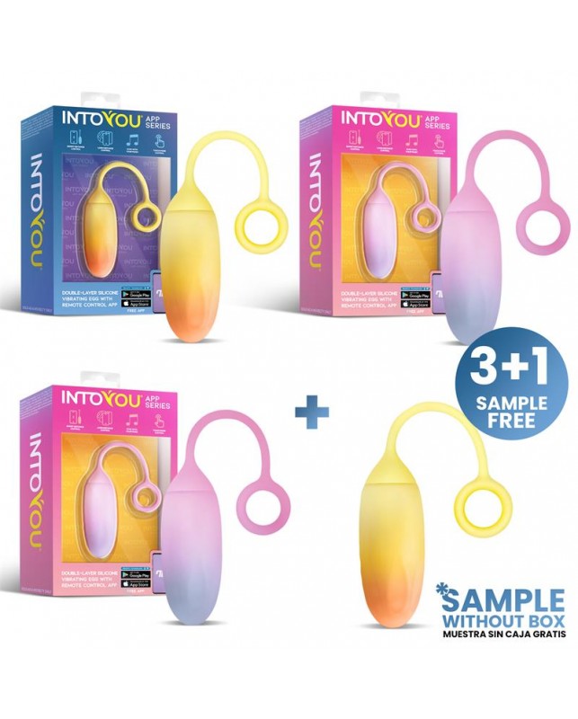 Pack Surtido 3 Muestra Huevo con App Silicona Doble Capa