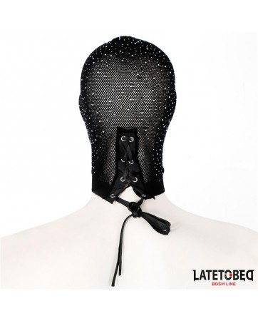 Mascara Rejilla con Brillantes y Lazo Ajustable