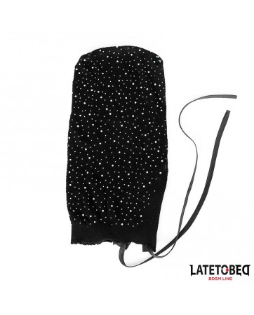 Mascara Rejilla con Brillantes y Lazo Ajustable