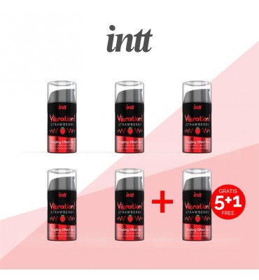 Pack 51 Vibrador liquido Efecto Calor Fresa 15 ml