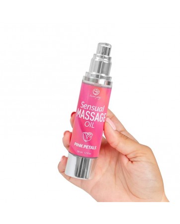 Aceite de Masaje Sensual Petalos Rosa 50 ml