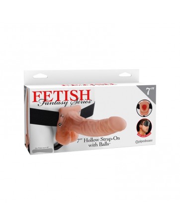 Arnes con Dildo Hueco 7 Natural