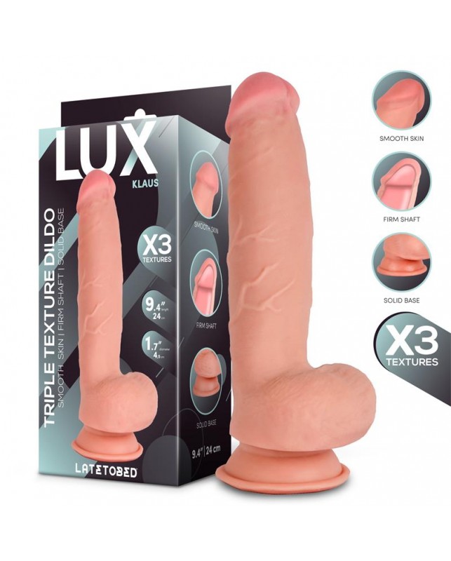 Klaus Dildo Triple Densidad con Testiculos 94