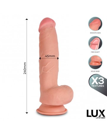 Klaus Dildo Triple Densidad con Testiculos 94