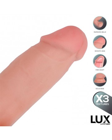 Paul Dildo Triple Densidad con Testiculos Oscilantes 82
