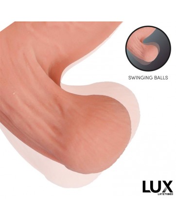 Lars Dildo Triple Densidad con Testiculos Oscilantes 76