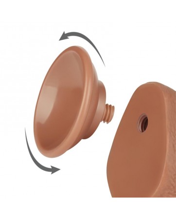 Dildo con Piel Retractil 75 Bronceado