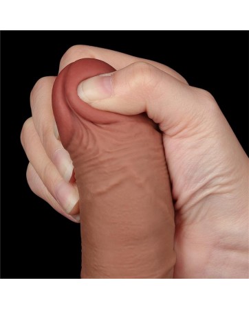 Dildo con Piel Retractil 75 Bronceado