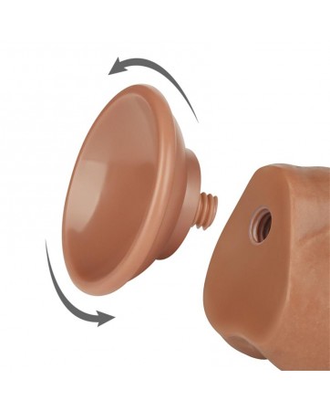 Dildo con Piel Retractil 75 Bronceado