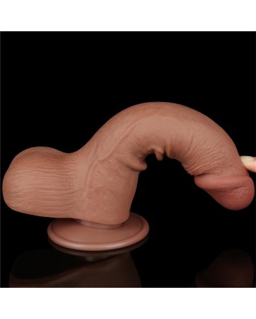Dildo con Piel Retractil 75 Bronceado