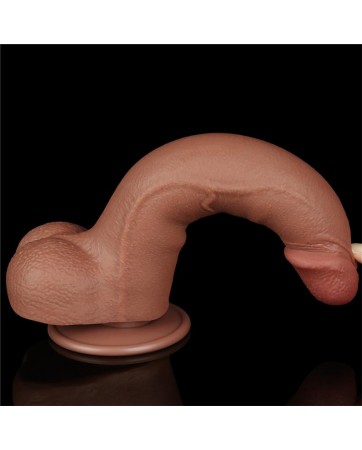 Dildo con Piel Retractil 85 Bronceado