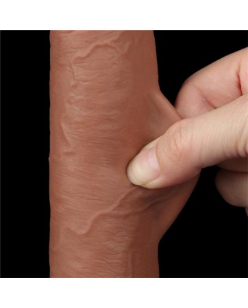 Dildo con Piel Retractil 9 Bronceado