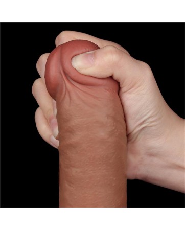 Dildo con Piel Retractil 95 Bronceado