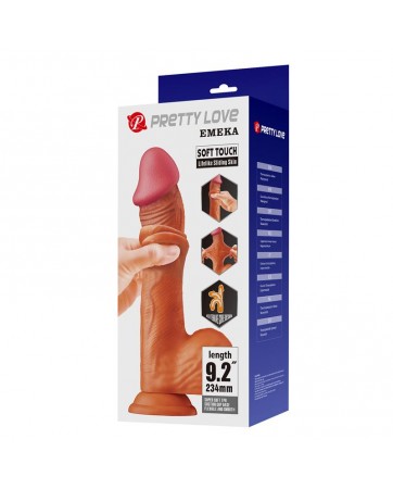 Dildo Realista con con Piel Retractil 92