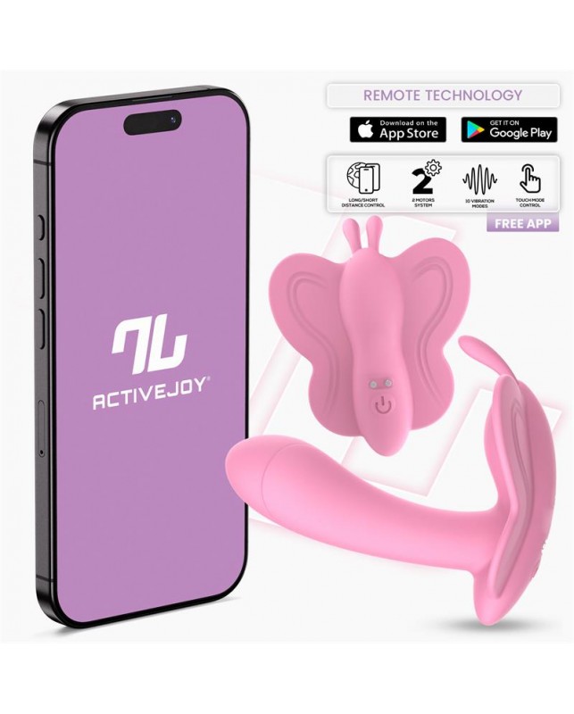 Wingy Estimulador Mariposa con APP Rosa