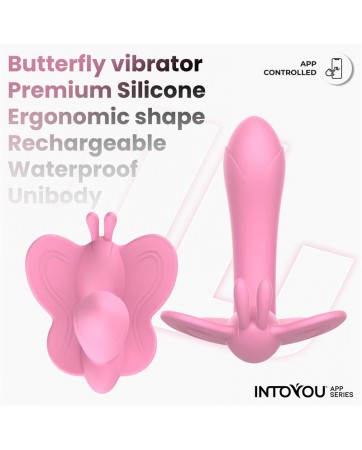 Wingy Estimulador Mariposa con APP Rosa