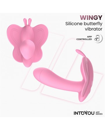 Wingy Estimulador Mariposa con APP Rosa