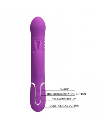 Coale Vibrador con Bolas Rotatorias y Up and Down