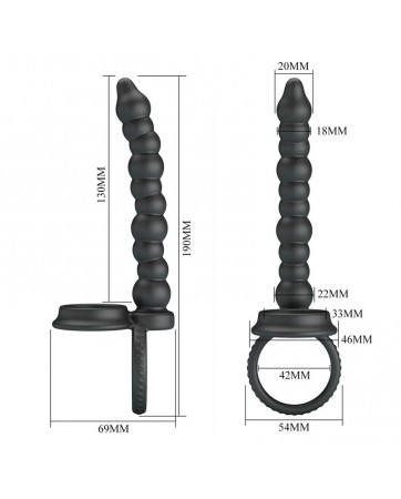 Dillion Cadena Anal con Anillo para el Pene