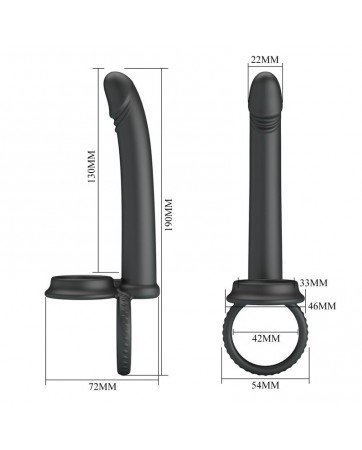 Moses Plug Anal con Anillo para el Pene