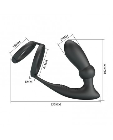 Emoni Anillo Vibrador para el Pene y Plug Anal