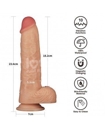 Power Basics Dildo con Vibracion 95