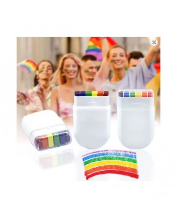 Pintacaras de Crayones LGBT