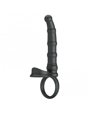 Tatum Plug Anal con Anillo para el Pene con Vibracion