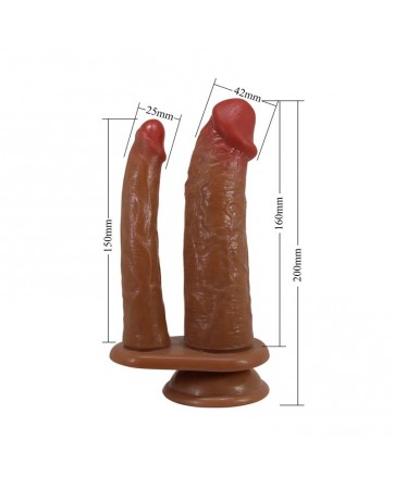 Hulbert Dildo Doble con Vibracion