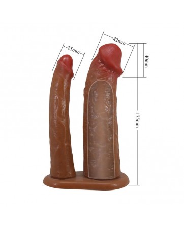 Keaven Arnes con Dildo Doble Hueco