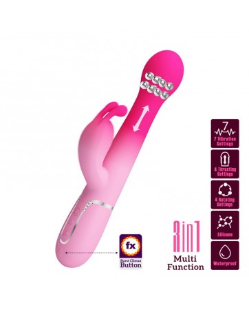 Dejon Vibrador con Thrusting y Bolas Rotatorias