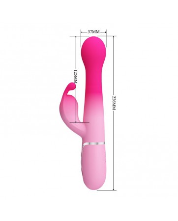 Dejon Vibrador con Thrusting y Bolas Rotatorias