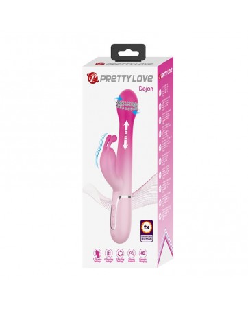 Dejon Vibrador con Thrusting y Bolas Rotatorias